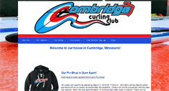 Desktop Screenshot of cambridgecurlingclub.com